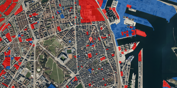 Jordforureningskort på Viborggade 42, 2100 København Ø