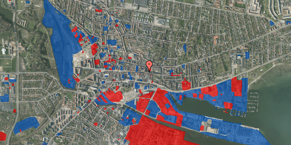 Jordforureningskort på Borgergade 1, 8700 Horsens