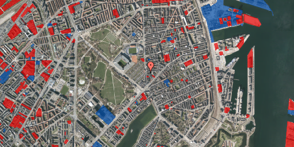 Jordforureningskort på Østerbrogade 92, 5. th, 2100 København Ø