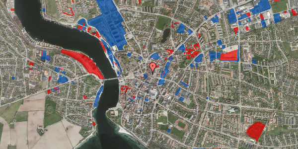 Jordforureningskort på Perlegade 43, 6400 Sønderborg