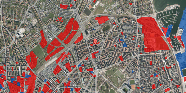 Jordforureningskort på Omøgade 10, 3. th, 2100 København Ø