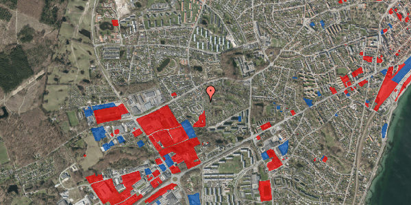 Jordforureningskort på Lathyrusvej 24, 3000 Helsingør