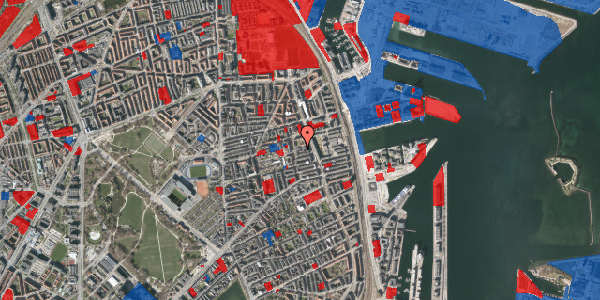 Jordforureningskort på Vejlegade 6, st. , 2100 København Ø