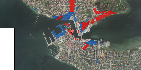 Jordforureningskort på Havnepladsen 13, 4220 Korsør