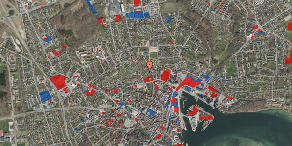 Jordforureningskort på Dronningholmsvej 17, 5700 Svendborg