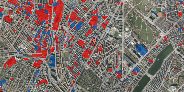 Jordforureningskort på P.D. Løvs Allé 8, 5. th, 2200 København N