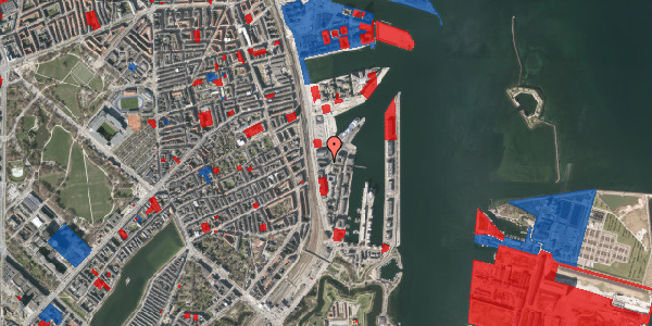 Jordforureningskort på Amerika Plads 25C, 4. mf, 2100 København Ø