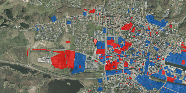 Jordforureningskort på Merianvej 13, 7100 Vejle