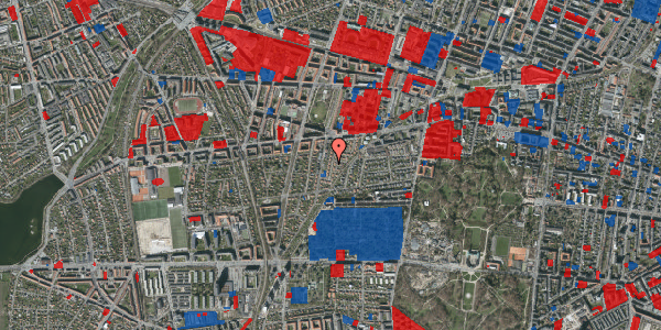 Jordforureningskort på Folkets Alle 28, 2000 Frederiksberg