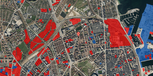 Jordforureningskort på Omøgade 13, 4. , 2100 København Ø