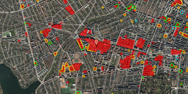 Jordforureningskort på Dirch Passers Allé 14, 4. tv, 2000 Frederiksberg