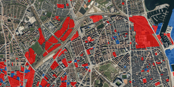 Jordforureningskort på Omøgade 8B, 3. tv, 2100 København Ø