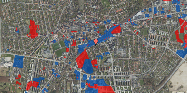 Jordforureningskort på Eriksvej 1D, 4000 Roskilde