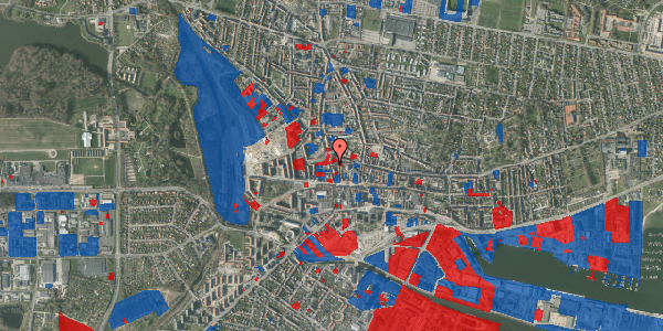 Jordforureningskort på Grønnegade 1, 8700 Horsens