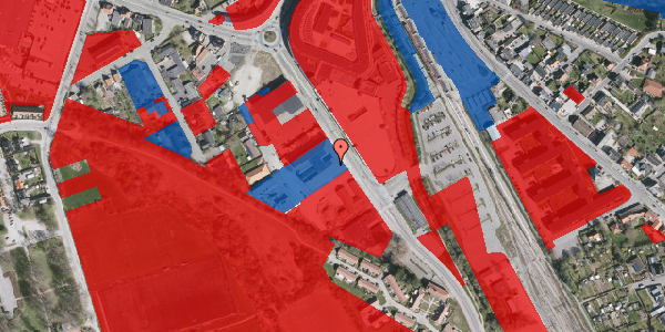 Jordforureningskort på A C Hansensvej 8, 3600 Frederikssund