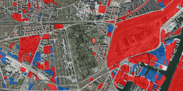 Jordforureningskort på Bavnehøj Allé 38, 1. 3, 2450 København SV