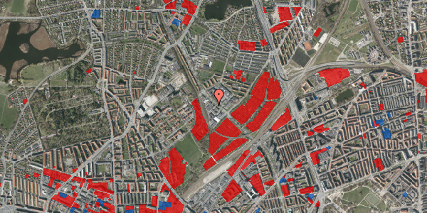 Jordforureningskort på Lersø Parkallé 105, 2100 København Ø