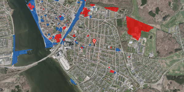 Jordforureningskort på Østerbrogade 69, 4800 Nykøbing F