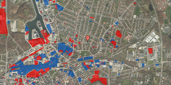 Jordforureningskort på Annasholmsgade 27B, st. 5, 5000 Odense C