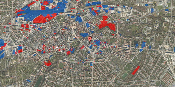 Jordforureningskort på Tværgade 19, 5000 Odense C