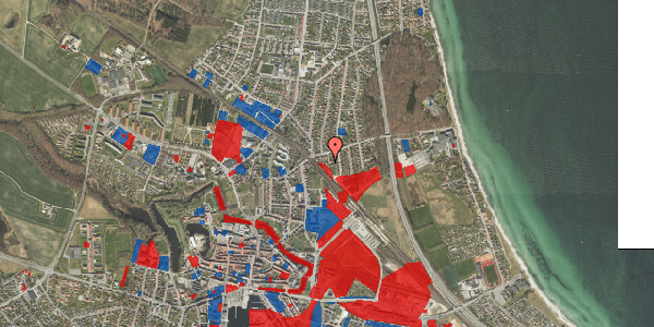 Jordforureningskort på Dybbølsgade 7, 5800 Nyborg