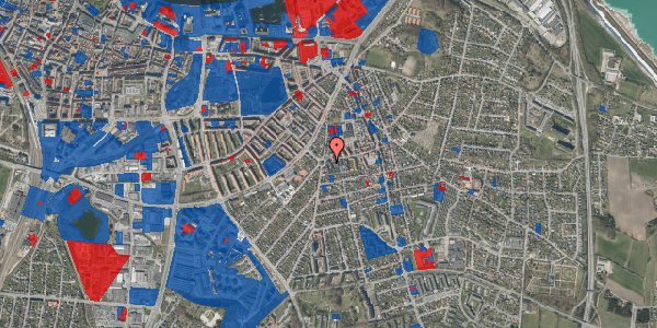 Jordforureningskort på Odinsgade 107, st. 4, 9000 Aalborg