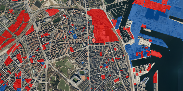 Jordforureningskort på Strandboulevarden 166, 2100 København Ø