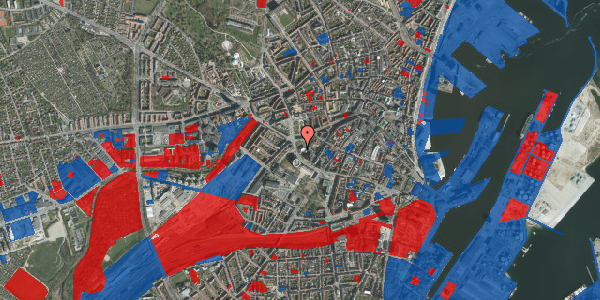 Jordforureningskort på Vester Allé 12, 1. , 8000 Aarhus C