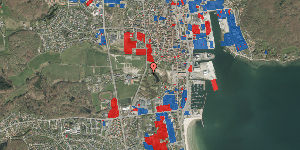 Jordforureningskort på Brundlund Slot 1, 6200 Aabenraa