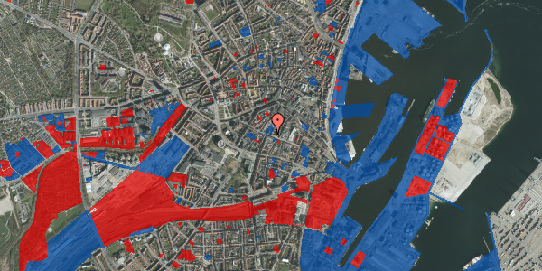 Jordforureningskort på Østergade 9, 3. , 8000 Aarhus C