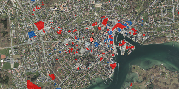 Jordforureningskort på Tinghusgade 1, st. h, 5700 Svendborg