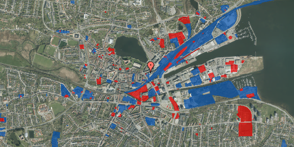 Jordforureningskort på Jernbanegade 40, 6000 Kolding