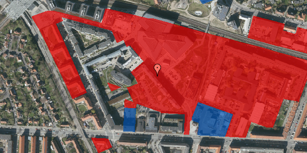 Jordforureningskort på Dirch Passers Allé 13, 5. tv, 2000 Frederiksberg