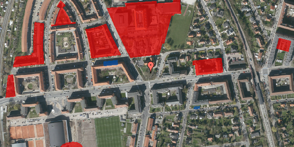 Jordforureningskort på Junggreensvej 14, 2000 Frederiksberg