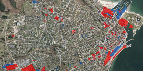 Jordforureningskort på Nannasvej 23, 3000 Helsingør