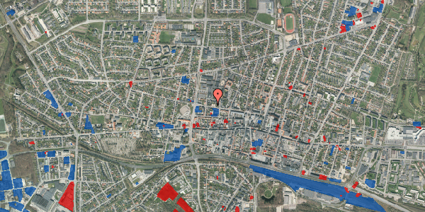 Jordforureningskort på Rolighedsvej 8, 7400 Herning