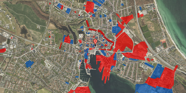 Jordforureningskort på Vestervoldgade 36, 5800 Nyborg