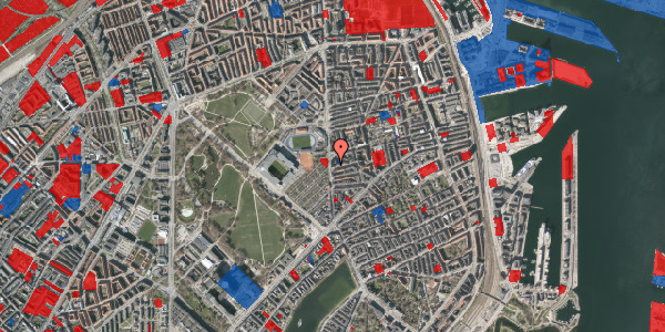 Jordforureningskort på Østerbrogade 104, 2100 København Ø