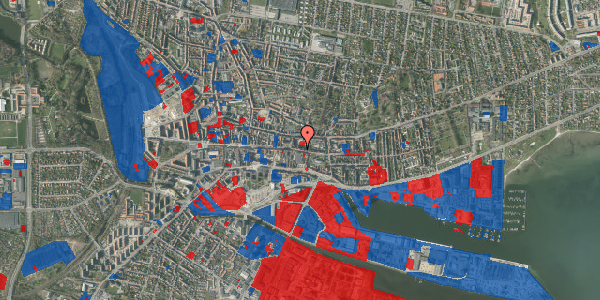 Jordforureningskort på Borgergade 5, 5. th, 8700 Horsens