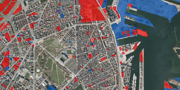 Jordforureningskort på Viborggade 48, 3. , 2100 København Ø