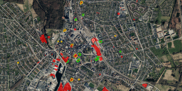 Jordforureningskort på Banegårdspladsen 1, 4700 Næstved