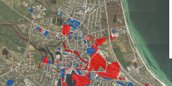 Jordforureningskort på Svanedamsgade 17, 5800 Nyborg