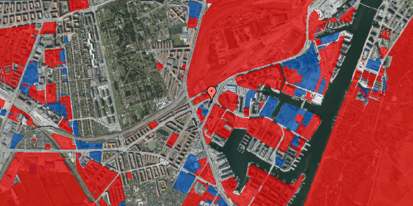 Jordforureningskort på Sydhavns Plads 12, 2450 København SV