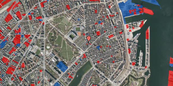 Jordforureningskort på Østerbrogade 90, 2100 København Ø