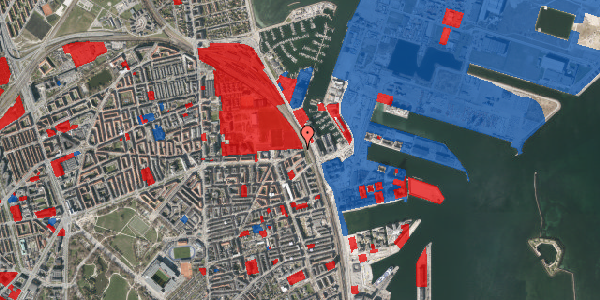 Jordforureningskort på Østbanegade 181, 1. , 2100 København Ø