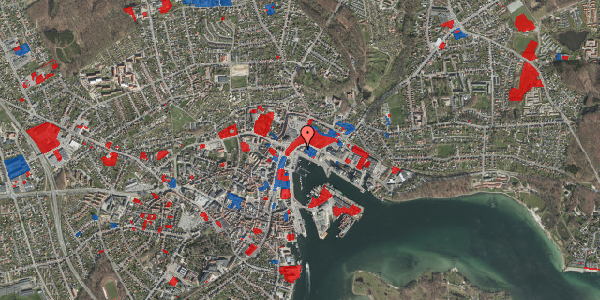 Jordforureningskort på Nordre Kajgade 1E, 1. , 5700 Svendborg