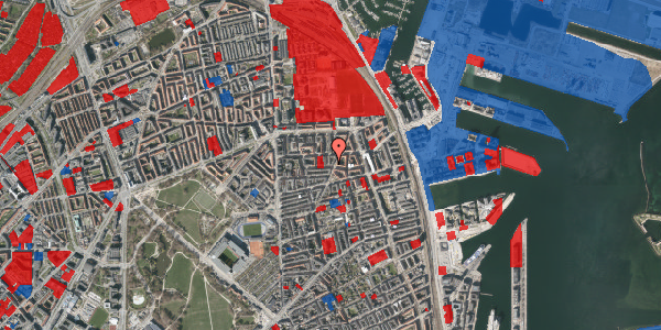 Jordforureningskort på Korsørgade 19, 2100 København Ø