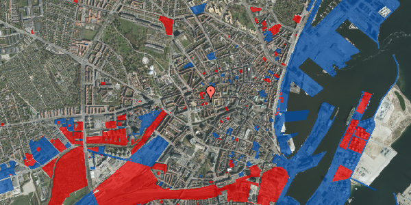 Jordforureningskort på Møllegade 32, 8000 Aarhus C