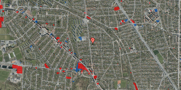 Jordforureningskort på Vangedevej 187, 2870 Dyssegård