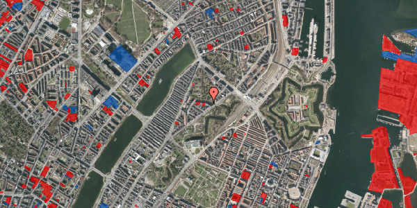 Jordforureningskort på Hjalmar Brantings Plads 3, 2100 København Ø